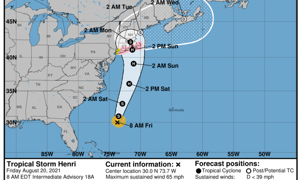 Alert: Keeping an eye on Henri
